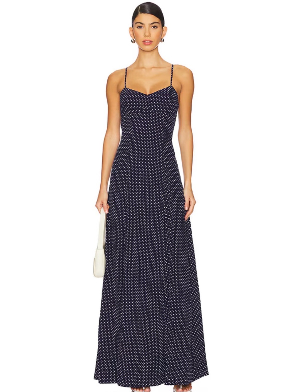 SNDYS X Revolve Cassia Maxi Dress in Navy